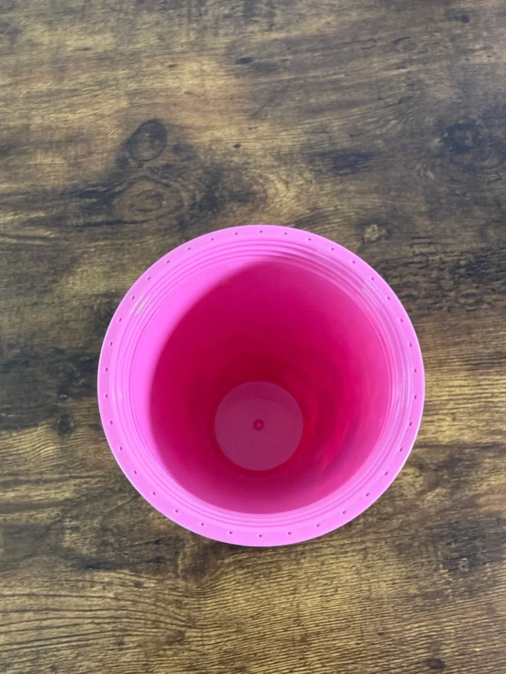 NWT Starbucks Pink Floral Tumbler with Blue Lid and Hot Pink Straw, 14 Oz